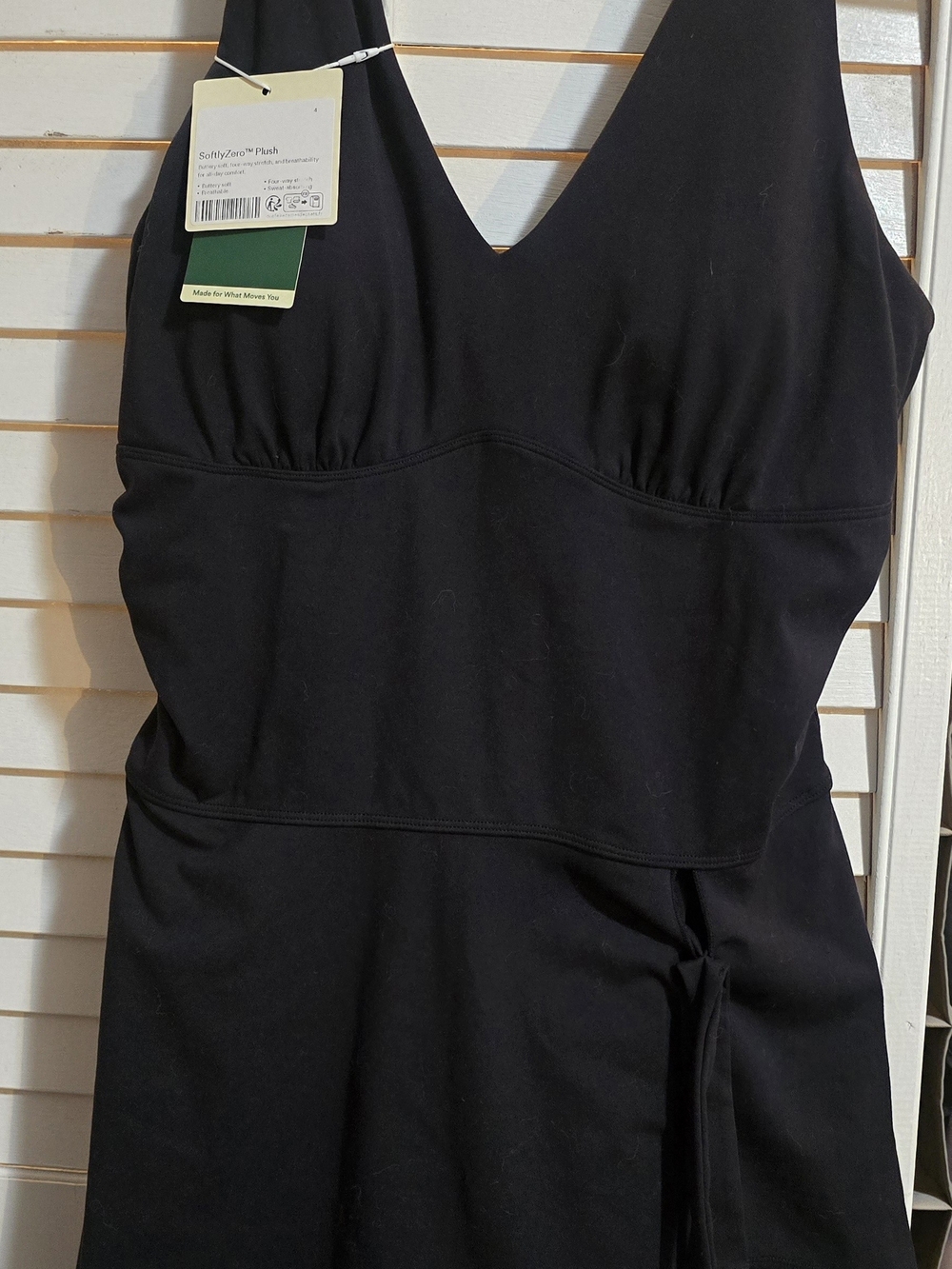 Black V-Neck Women’s Dress - Classic Tank Style